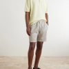 Straight-Leg Cotton-Blend Twill Shorts - OU