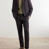 Grandad-Collar Linen Shirt - OU Grandad-Collar Linen Shirt - OU