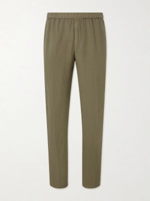 Tapered Linen Trousers Tapered Linen Trousers