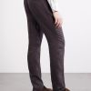 Straight-Leg Linen Suit Trousers - BK Straight-Leg Linen Suit Trousers - BK
