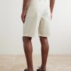 Straight-Leg Pleated Cotton-Blend Poplin Shorts - BK Straight-Leg Pleated Cotton-Blend Poplin Shorts - BK