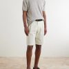 Straight-Leg Pleated Cotton-Blend Poplin Shorts - OU Straight-Leg Pleated Cotton-Blend Poplin Shorts - OU