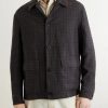 Checked Linen Overshirt - FR Checked Linen Overshirt - FR