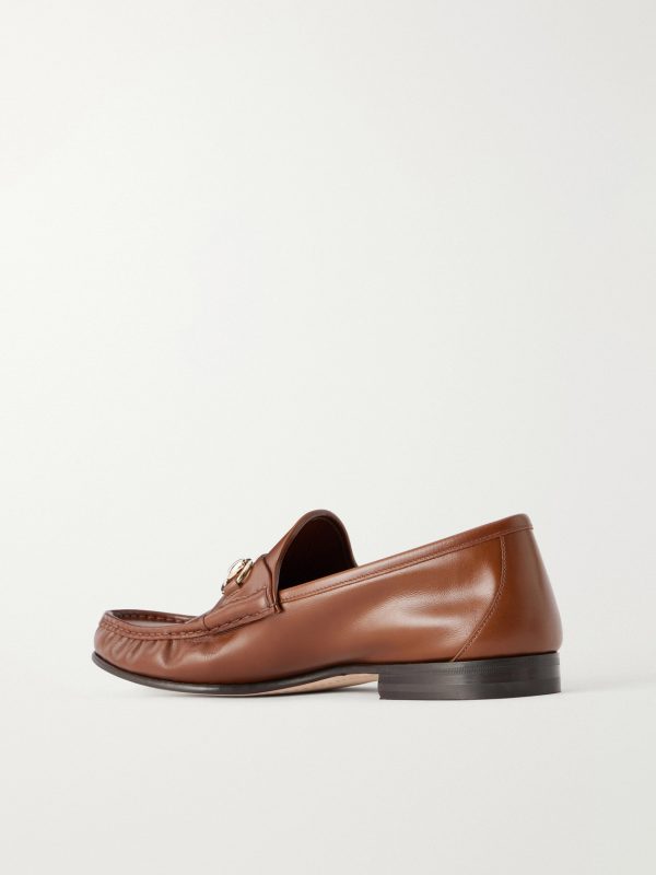 Lugano Horsebit-Embellished Leather Loafers - BK Lugano Horsebit-Embellished Leather Loafers - BK