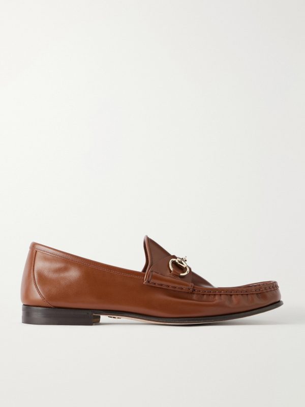 Lugano Horsebit-Embellished Leather Loafers Lugano Horsebit-Embellished Leather Loafers
