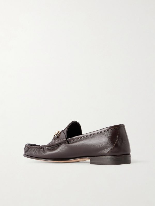 Lugano Horsebit-Embellished Leather Loafers - BK Lugano Horsebit-Embellished Leather Loafers - BK
