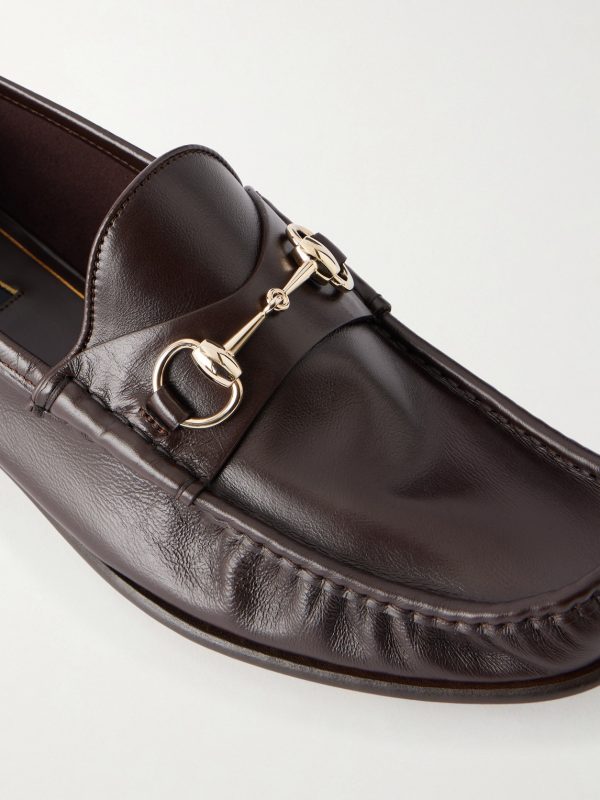 Lugano Horsebit-Embellished Leather Loafers - CU Lugano Horsebit-Embellished Leather Loafers - CU