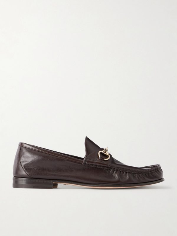 Lugano Horsebit-Embellished Leather Loafers Lugano Horsebit-Embellished Leather Loafers