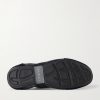 Flex Suede-Trimmed Leather Sneakers - E1 Flex Suede-Trimmed Leather Sneakers - E1