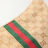 Lunetta Webbing and Leather-Trimmed Monogrammed Canvas Shoulder Bag - CU Lunetta Webbing and Leather-Trimmed Monogrammed Canvas Shoulder Bag - CU
