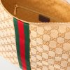 Lunetta Webbing and Leather-Trimmed Monogrammed Canvas Shoulder Bag - E1 Lunetta Webbing and Leather-Trimmed Monogrammed Canvas Shoulder Bag - E1