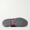 Flex Suede-Trimmed Leather Sneakers - E1 Flex Suede-Trimmed Leather Sneakers - E1