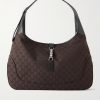 Jackie 1961 GG Supreme-Jacquard Leather-Trimmed Canvas Tote Bag Jackie 1961 GG Supreme-Jacquard Leather-Trimmed Canvas Tote Bag