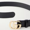 GG Marmont 3.5cm Leather Belt - E1 GG Marmont 3.5cm Leather Belt - E1