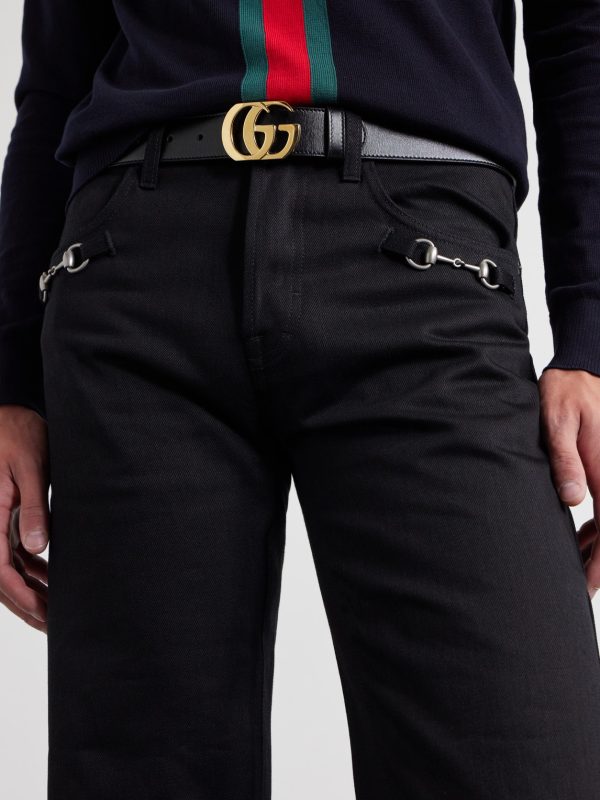 GG Marmont 3.5cm Leather Belt - OU GG Marmont 3.5cm Leather Belt - OU