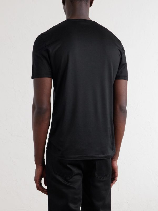 Silk-Jersey T-Shirt - BK Silk-Jersey T-Shirt - BK