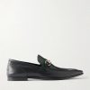 Como Horsebit-Embellished Leather Loafers Como Horsebit-Embellished Leather Loafers