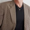 Interlocking G Silver and Gold-Tone Necklace - OU Interlocking G Silver and Gold-Tone Necklace - OU