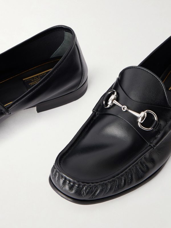 Lugano Horsebit-Embellished Leather Loafers - CU Lugano Horsebit-Embellished Leather Loafers - CU