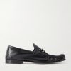 Lugano Horsebit-Embellished Leather Loafers Lugano Horsebit-Embellished Leather Loafers