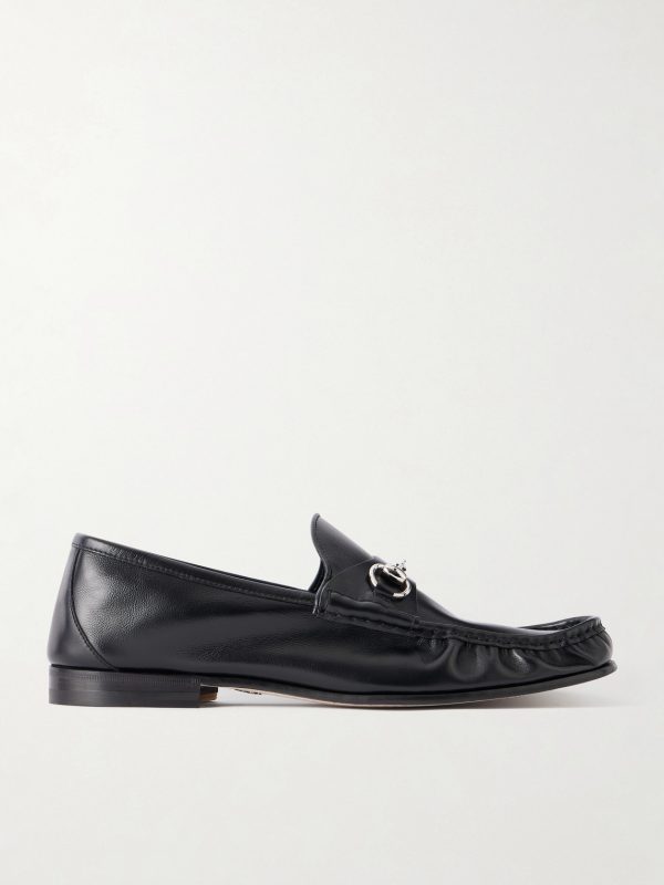 Lugano Horsebit-Embellished Leather Loafers Lugano Horsebit-Embellished Leather Loafers