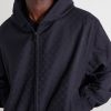 Logo-Jacquard Cotton-Canvas Hooded Jacket - CU Logo-Jacquard Cotton-Canvas Hooded Jacket - CU