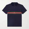 Logo-Print Cotton-Jersey Polo Shirt