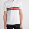 Logo-Print Cotton-Jersey Polo Shirt - FR