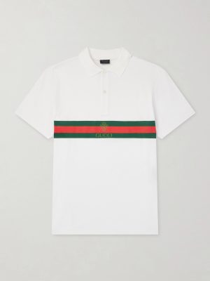 Logo-Print Cotton-Jersey Polo Shirt Logo-Print Cotton-Jersey Polo Shirt