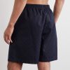 Straight-Leg Logo-Print Cotton-Faille Shorts - BK Straight-Leg Logo-Print Cotton-Faille Shorts - BK