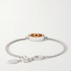 Interlocking G-Embellished Silver-Tone Bracelet - BK Interlocking G-Embellished Silver-Tone Bracelet - BK
