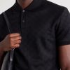 Logo-Jacquard Jersey Polo Shirt - CU Logo-Jacquard Jersey Polo Shirt - CU