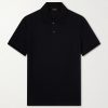 Logo-Jacquard Jersey Polo Shirt Logo-Jacquard Jersey Polo Shirt