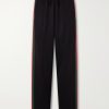 Webbing-Trimmed Silk and Cotton-Blend Trousers Webbing-Trimmed Silk and Cotton-Blend Trousers