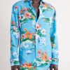 Printed Satin Shirt - FR Printed Satin Shirt - FR