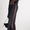Wide-Leg Striped Cotton-Blend Trousers - CU Wide-Leg Striped Cotton-Blend Trousers - CU
