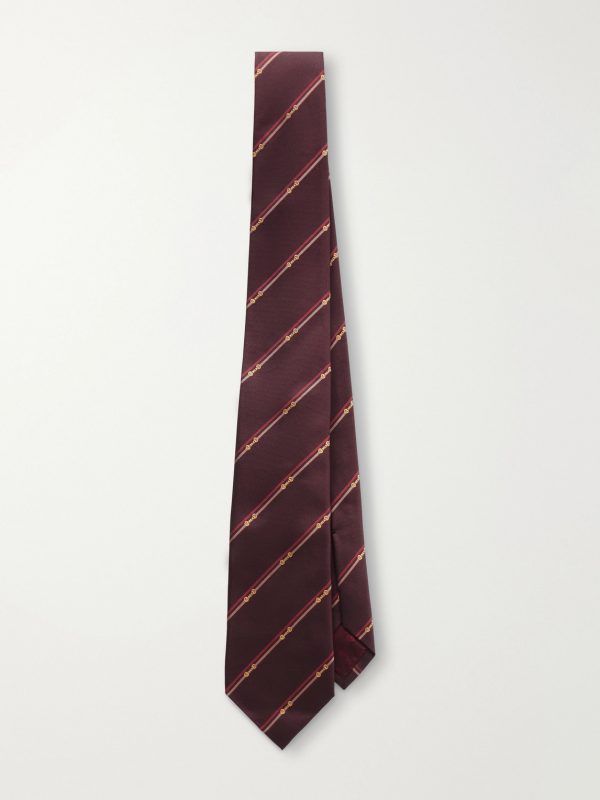 7cm Striped Silk-Twill Neck Tie 7cm Striped Silk-Twill Neck Tie