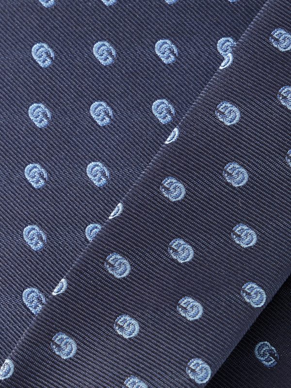 7cm Logo-Jacquard Silk Tie - E1 7cm Logo-Jacquard Silk Tie - E1
