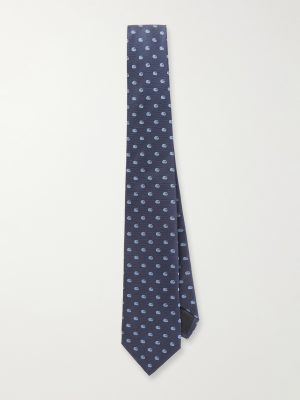 7cm Logo-Jacquard Silk Tie 7cm Logo-Jacquard Silk Tie
