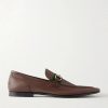 Como Horsebit-Embellished Leather Loafers