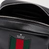 Webbing-Trimmed Leather Messenger Bag - E1 Webbing-Trimmed Leather Messenger Bag - E1