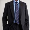 7cm Striped Silk-Twill Neck Tie - OU