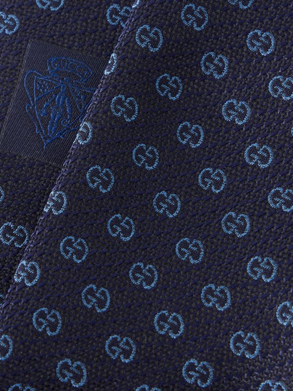 GG 7cm Logo-Jacquard Silk Tie - CU GG 7cm Logo-Jacquard Silk Tie - CU