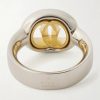 Interlocking G Logo-Embossed Gold and Silver-Tone Ring - BK Interlocking G Logo-Embossed Gold and Silver-Tone Ring - BK