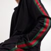 Webbing-Trimmed Silk and Cotton-Blend Jersey Zip-Up Hoodie - CU Webbing-Trimmed Silk and Cotton-Blend Jersey Zip-Up Hoodie - CU