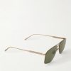 Aviator-Style Titanium Sunglasses - FR Aviator-Style Titanium Sunglasses - FR
