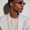 Round-Frame Acetate Sunglasses - BK Round-Frame Acetate Sunglasses - BK