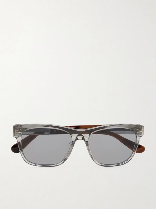 Aviator-Style Acetate Sunglasses