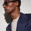 Aviator-Style Acetate Sunglasses - OU
