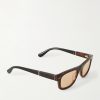 Square-Frame Acetate Sunglasses - FR Square-Frame Acetate Sunglasses - FR